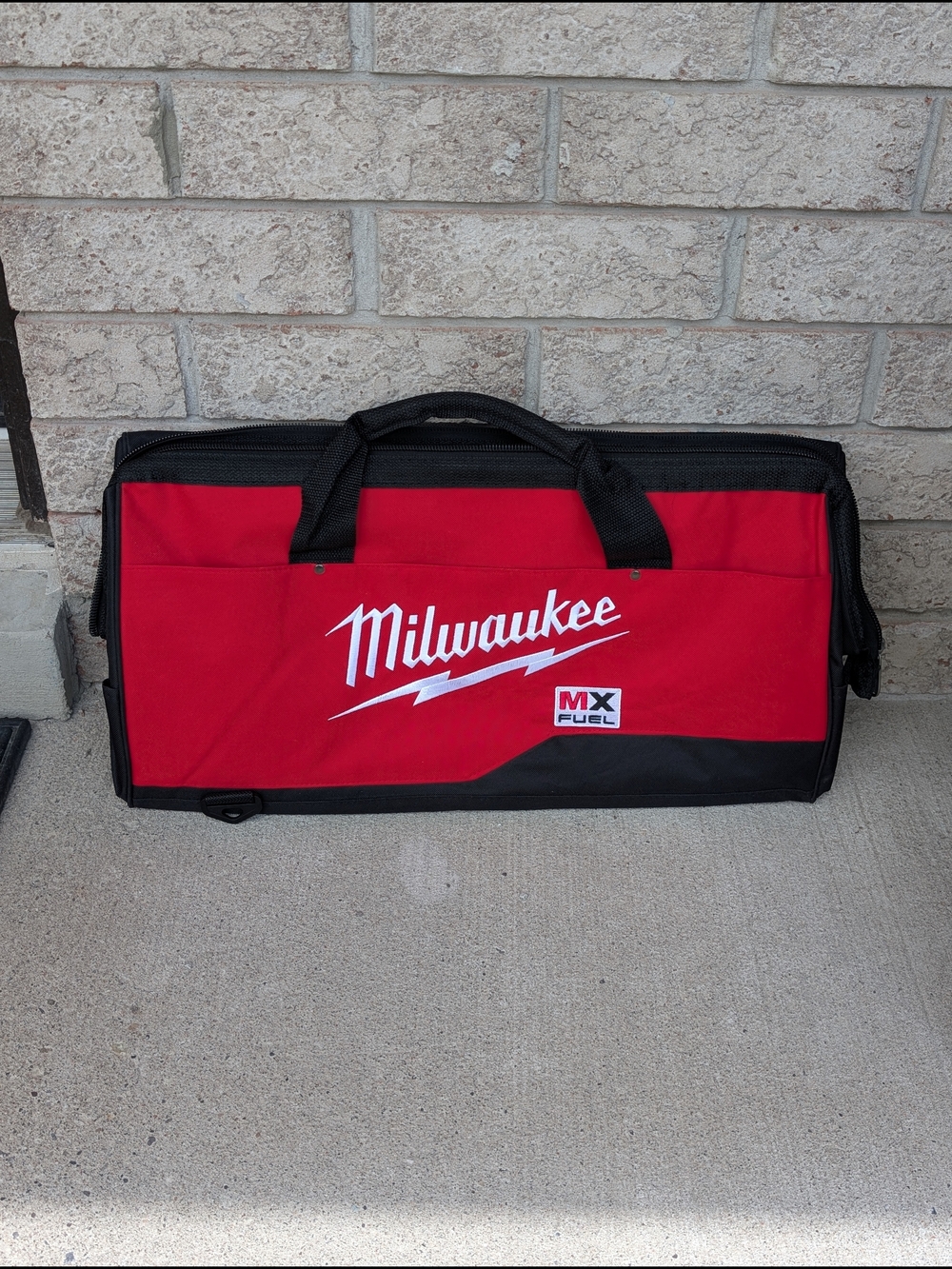 Milwaukee Red and Black Duffel Tool Bag - MX Fuel Logo New Never Used